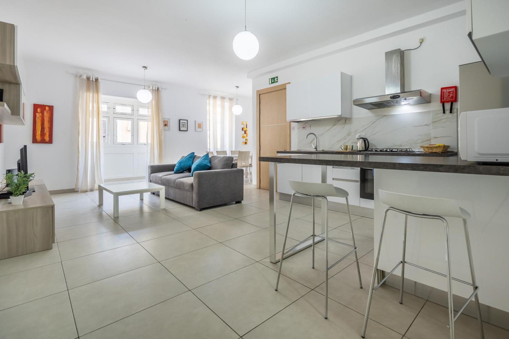 Superb 3Br Apt Close To Seafront Gzira Pokoj fotografie